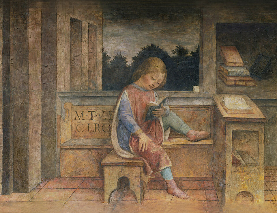 Young Cicero reading