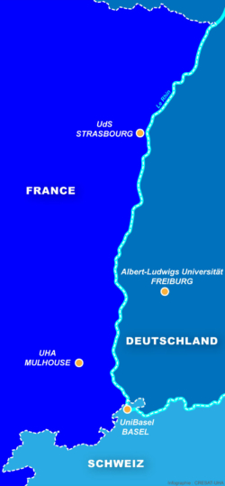 Map member universities