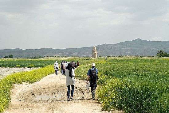 Überreste der Stadt Gor bei Firuzabad