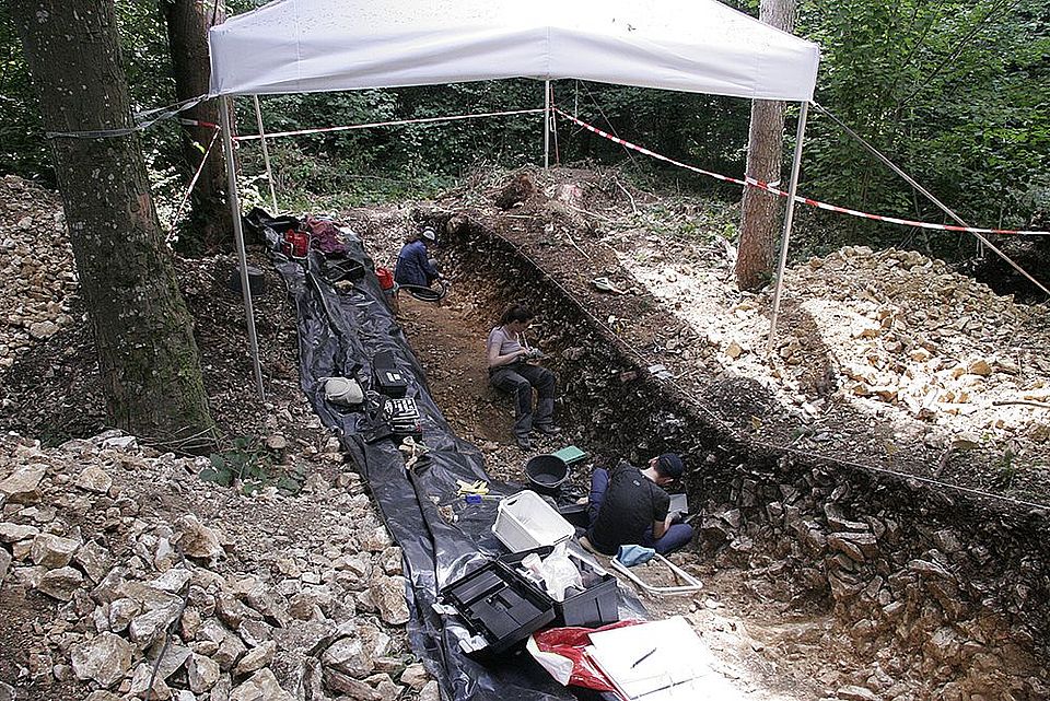 Montchaibeux: Untersuchung der Befestigung