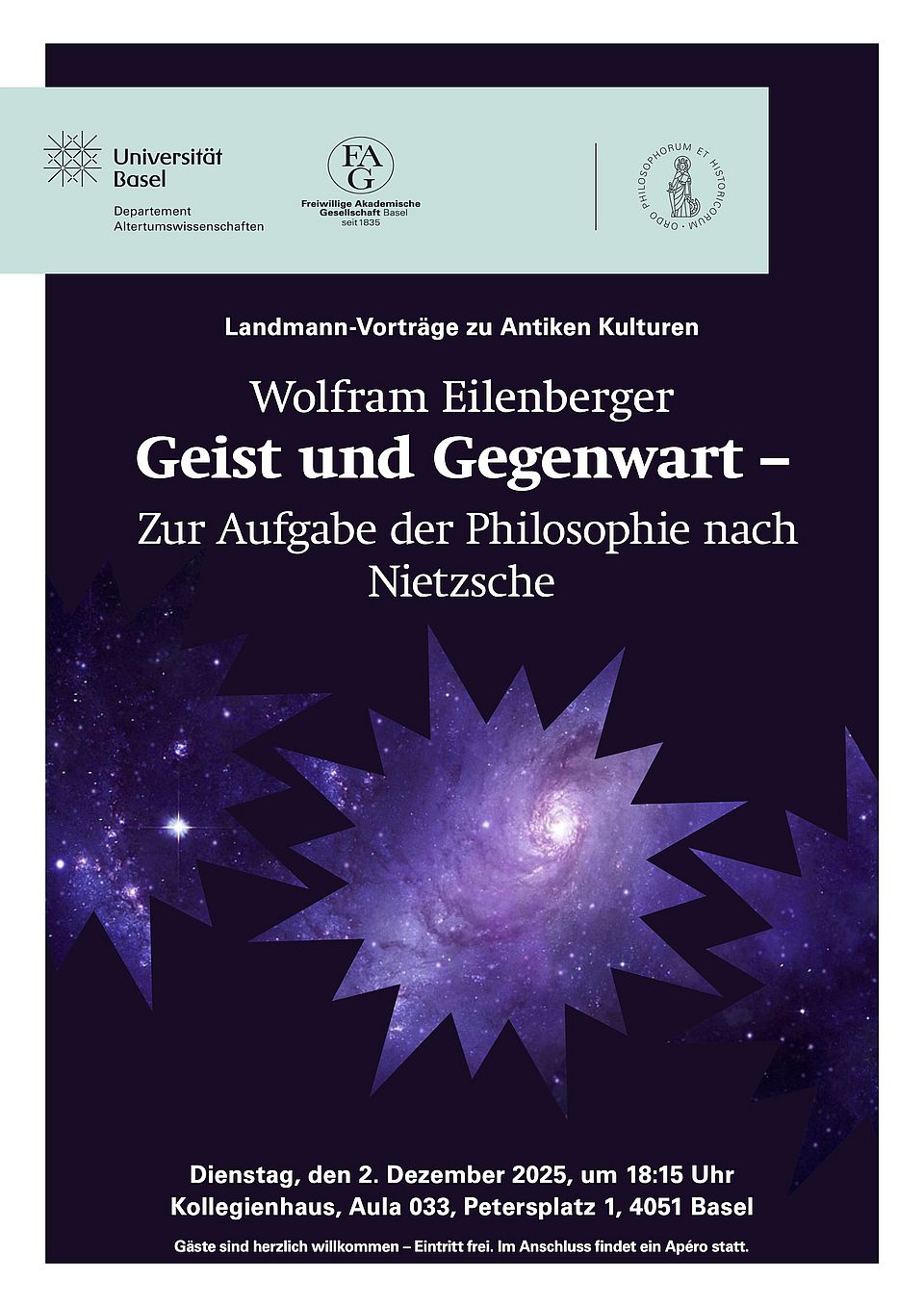 Plakat Landmann-Vortrag 2025