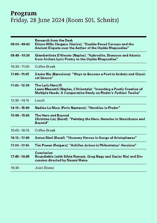 Programm Konferenz