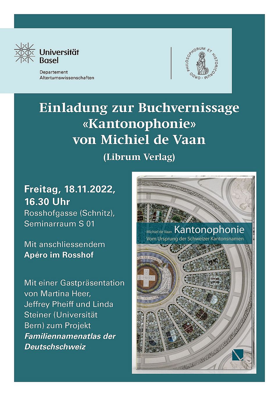 Einladung Buchvernissage