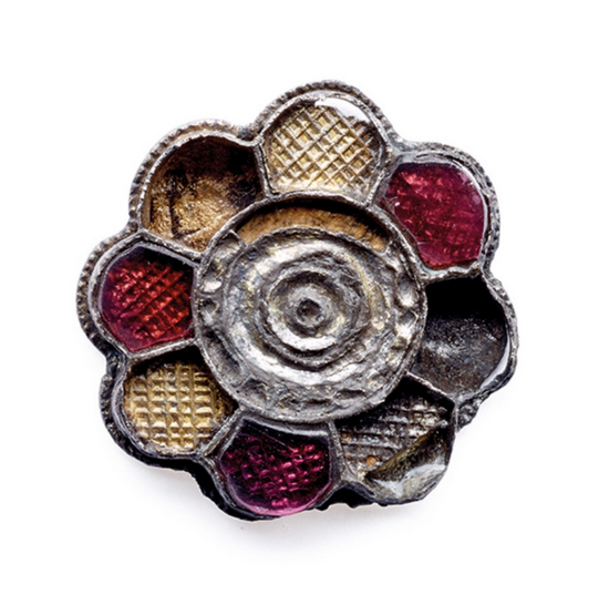 Rosettenförmige Granatscheibenfibel