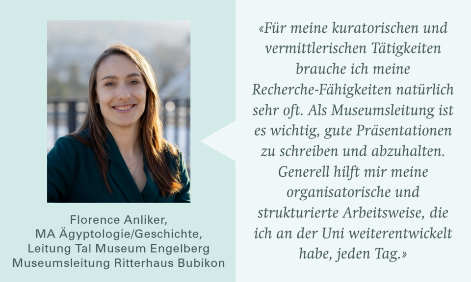 Alumnistatement Florence Anliker Kompetenzen