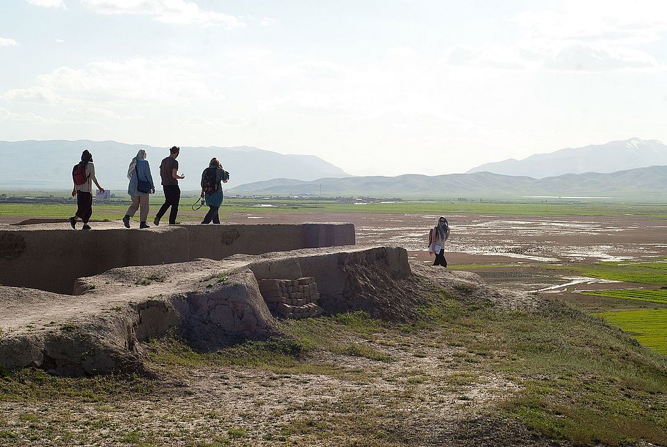 Medische (?) Lehmziegelfestung Tepe Nush-e Jan