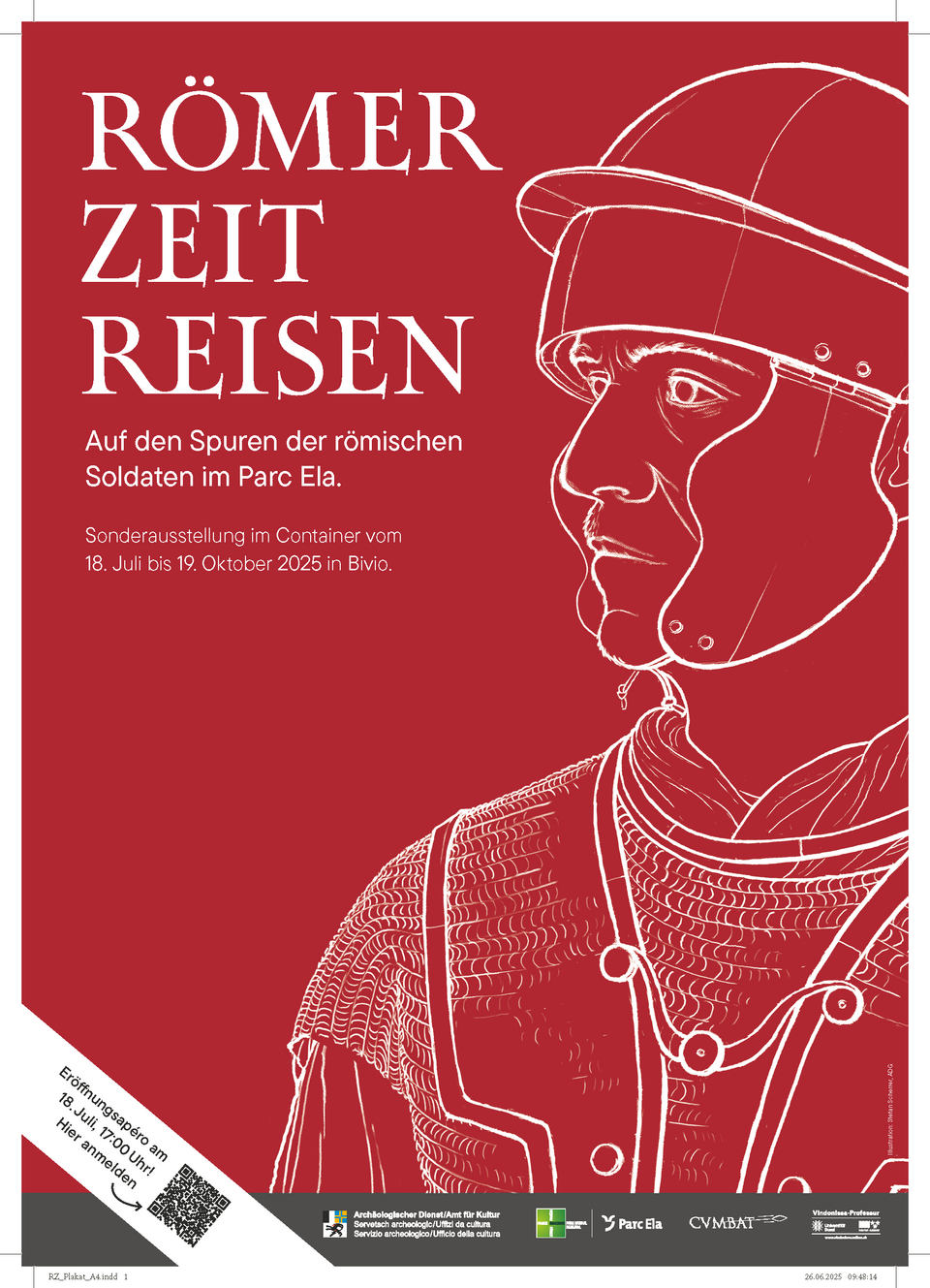 Römer Zeit Reisen Poster