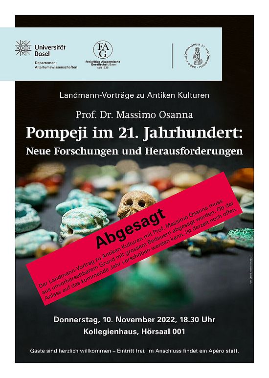 Plakat Landmann-Vortrag