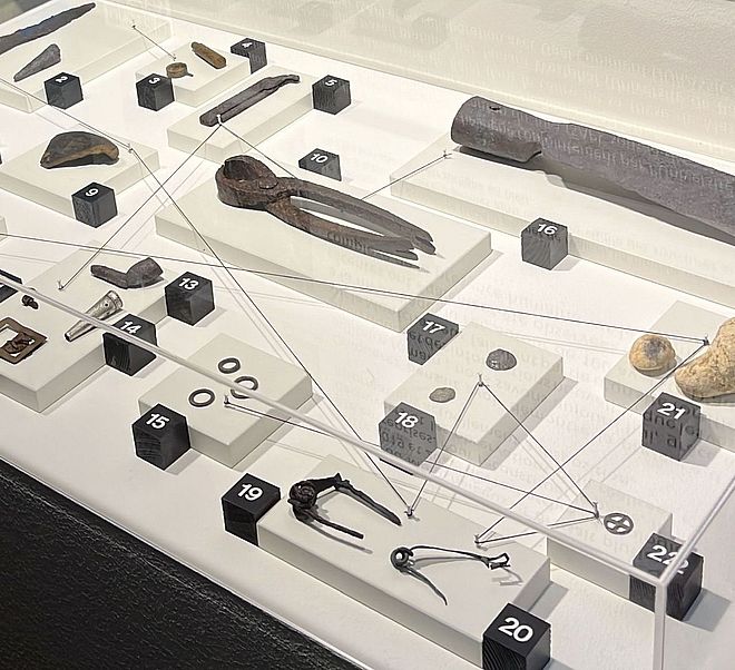 Bild der Ausstelungsvitrine