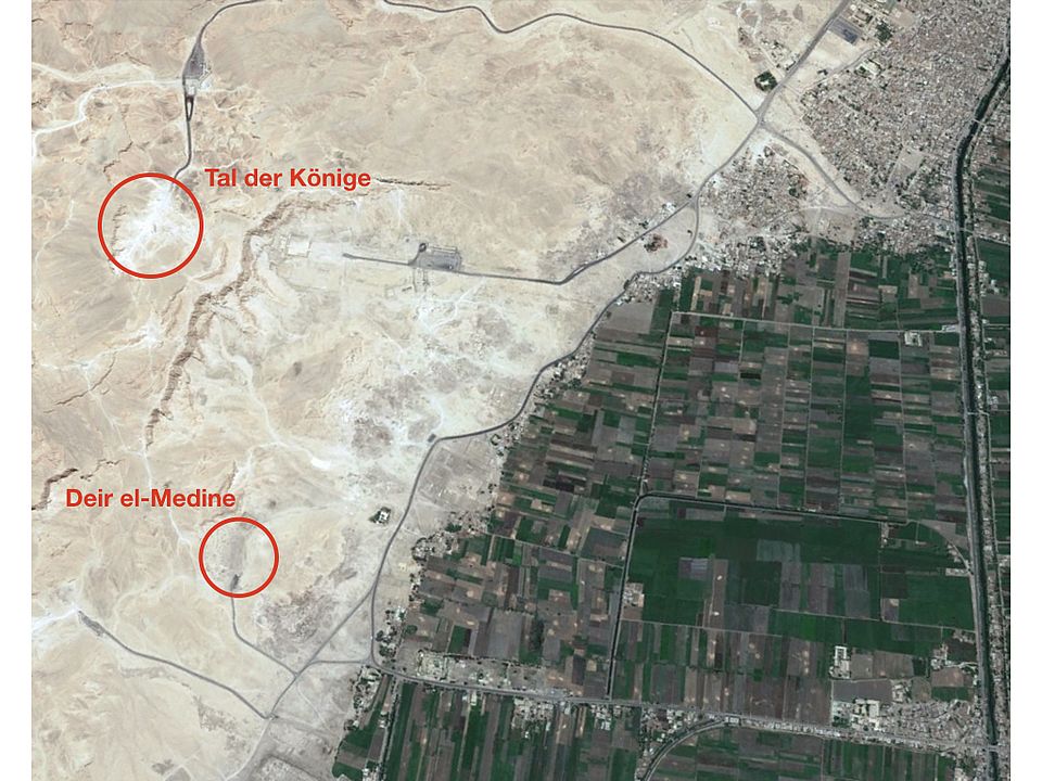 Fig. 1: The location of Deir e-Medine