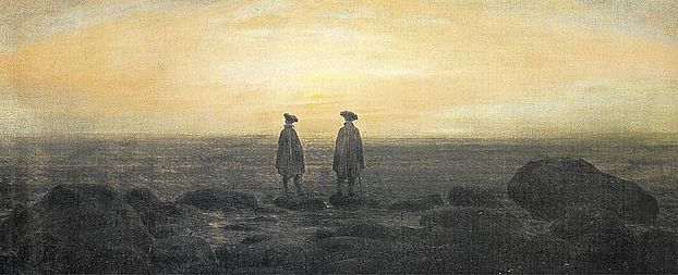 Zwei Männer am Meer Caspar David Friedrich