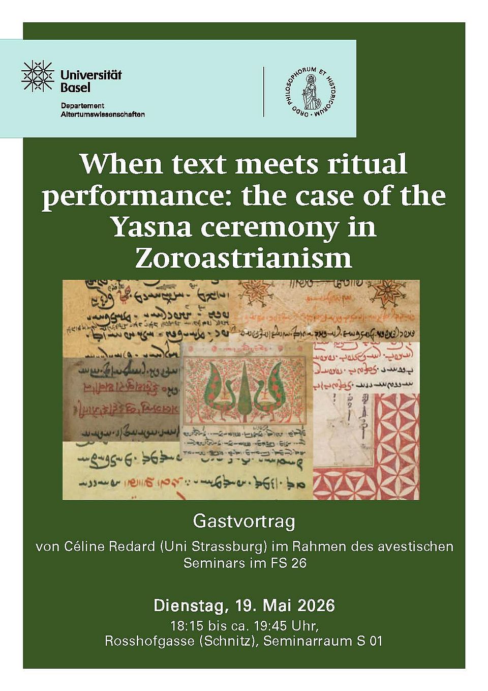 Plakat Veranstaltung