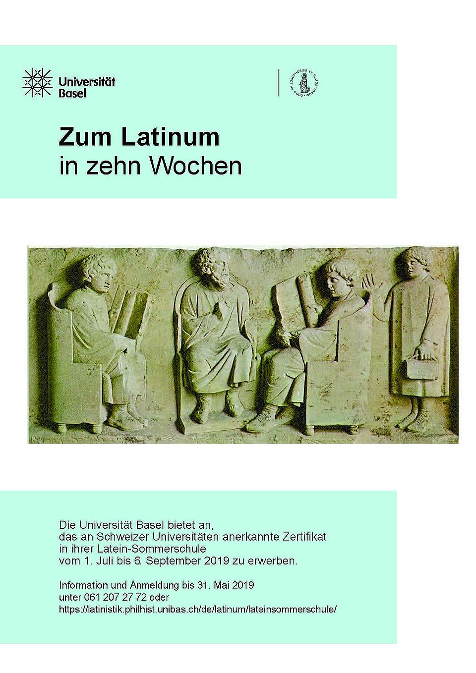 Flyer Latein-Sommerschule