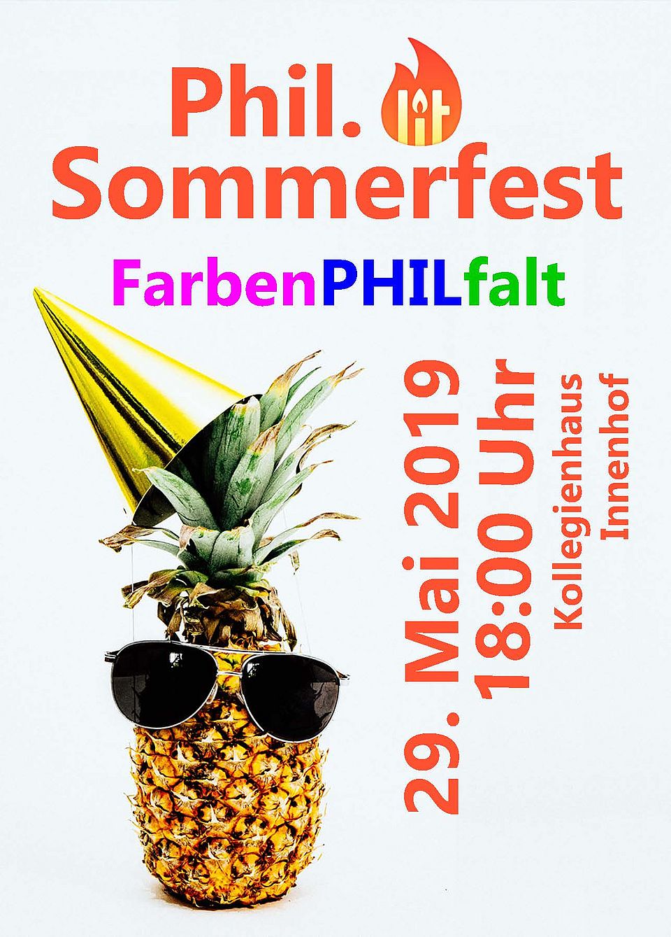 Flyer zum Sommerfest