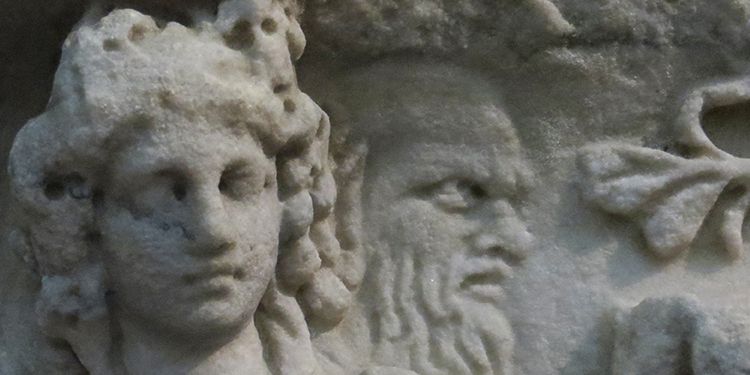 Sarkophag mit Darstellung des Athena-Marsyas-Mythos, Liebieghaus Frankfurt