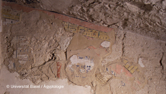 Fig. 4: Fragment of the 4th hour of the Amduat in corridor D.