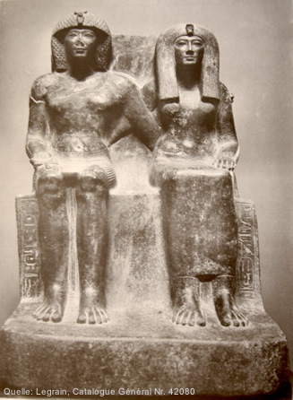Abb. 4: Tiaa und ihr Sohn, Thutmosis IV.