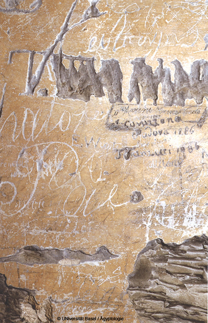 Fig. 6: Visitor inscriptions